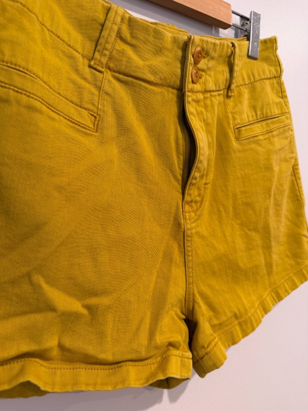 DUER Luxtwill High Rise Shorts Womens 30 Cider Mustard - Picture 4 of 8